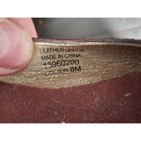 Franco Sarto Brown Leather Peep-Toe Dress Sandals Size 8M - Picture 9 of 9